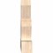 Ekena Millwork Saratoga Smooth Timber Gable Bracket, Douglas Fir, 48"W x 28"H x 5 1/2"D x 5 1/2"F, 14/12 Pitch GBW048X28X0606SAR00SDF - alternate 4